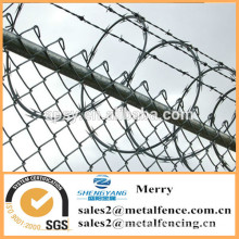 6ftX50ft galvanized steel, 9-Gauge chain link fence